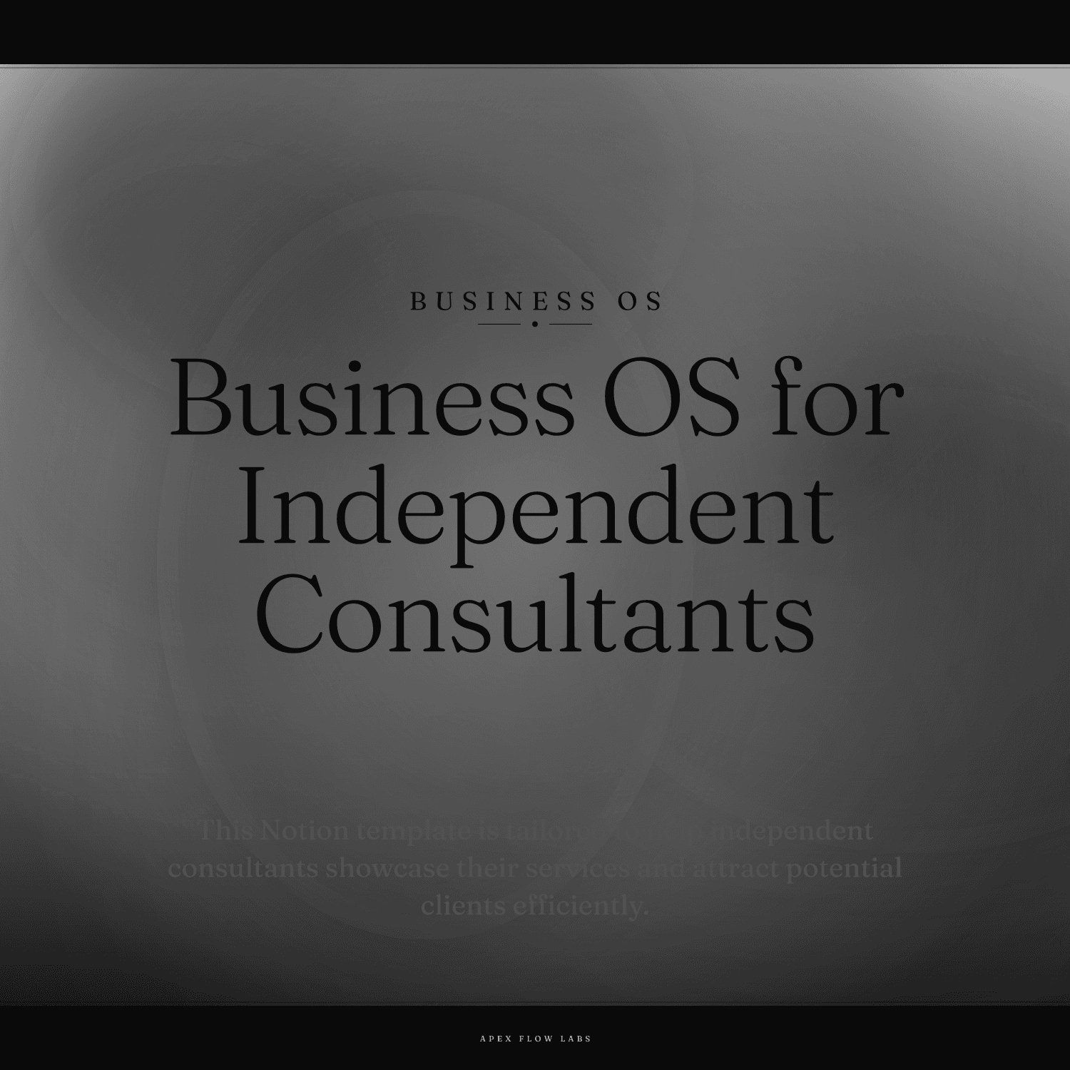 Business OS for Independent Consultants