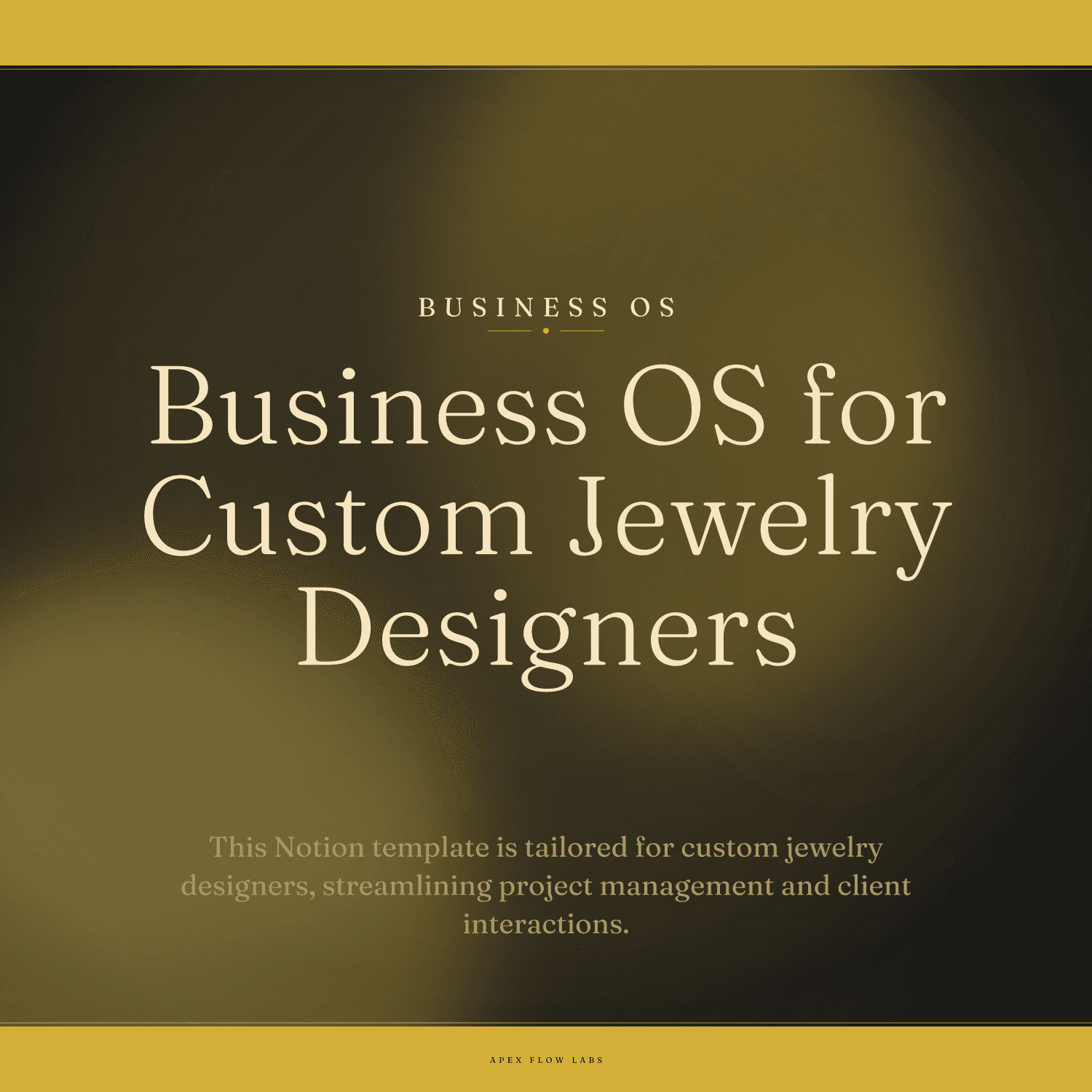 Business OS for Custom Jewelry Designers