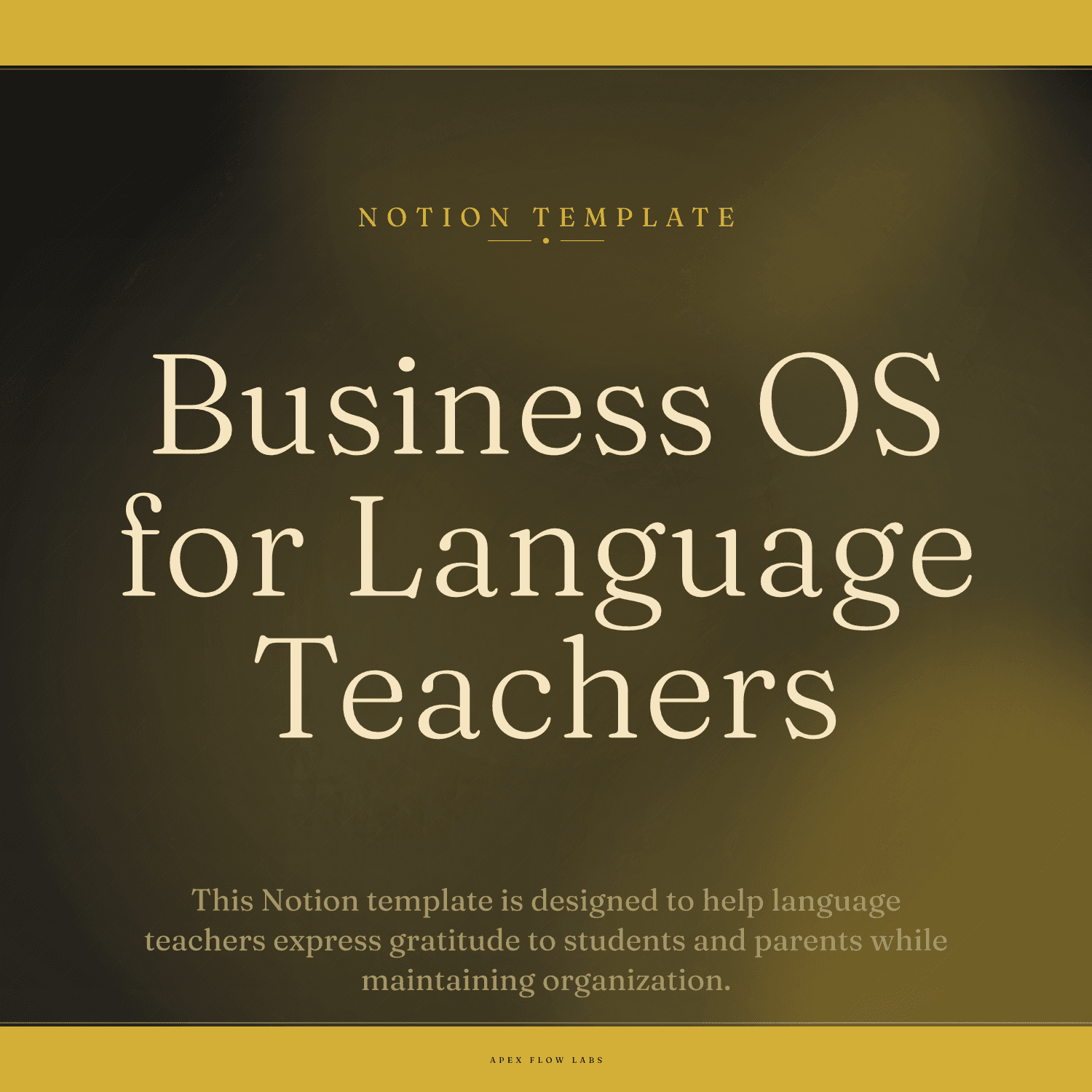Business OS for Language Teachers