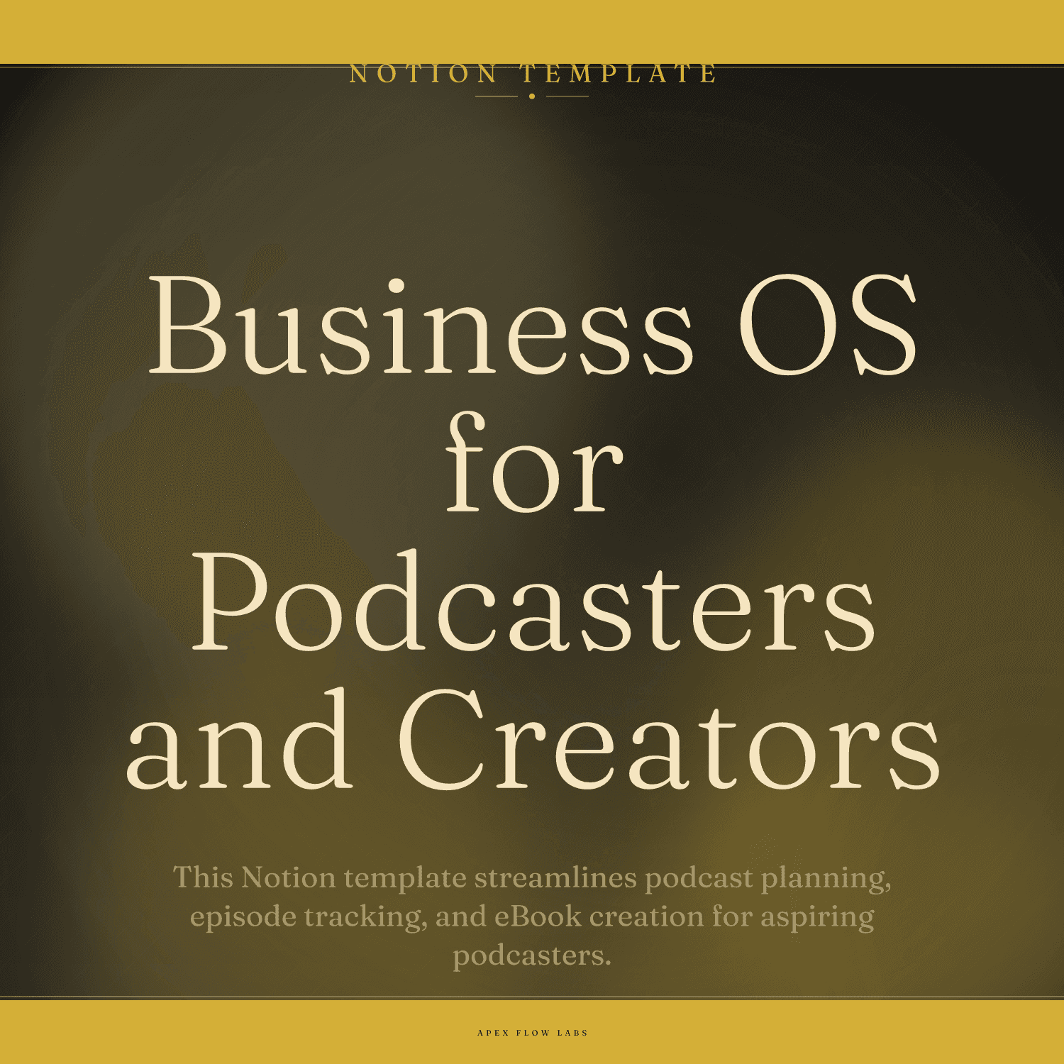Business OS for Podcasters and Creators