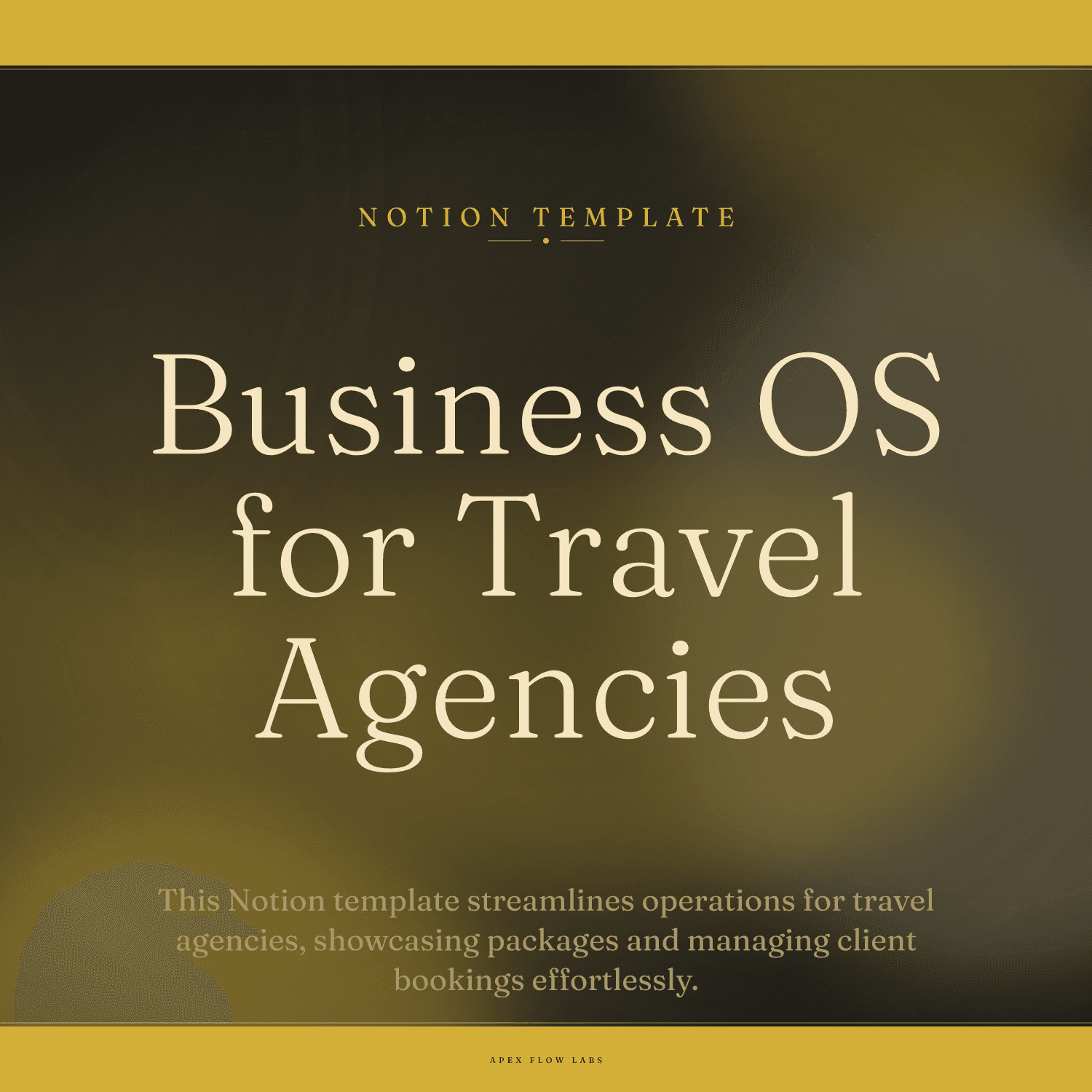 Business OS for Travel Agencies