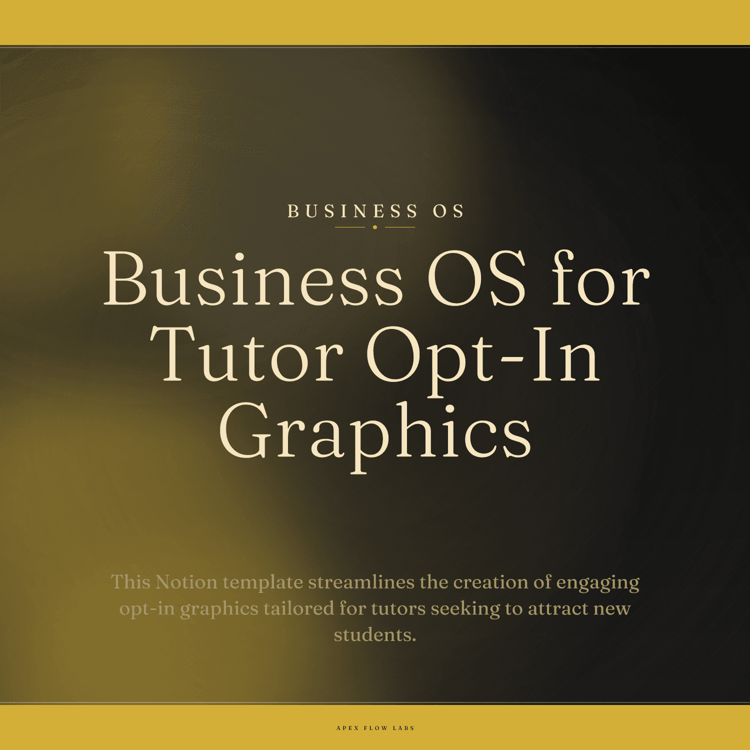 Business OS for Tutor Opt-In Graphics