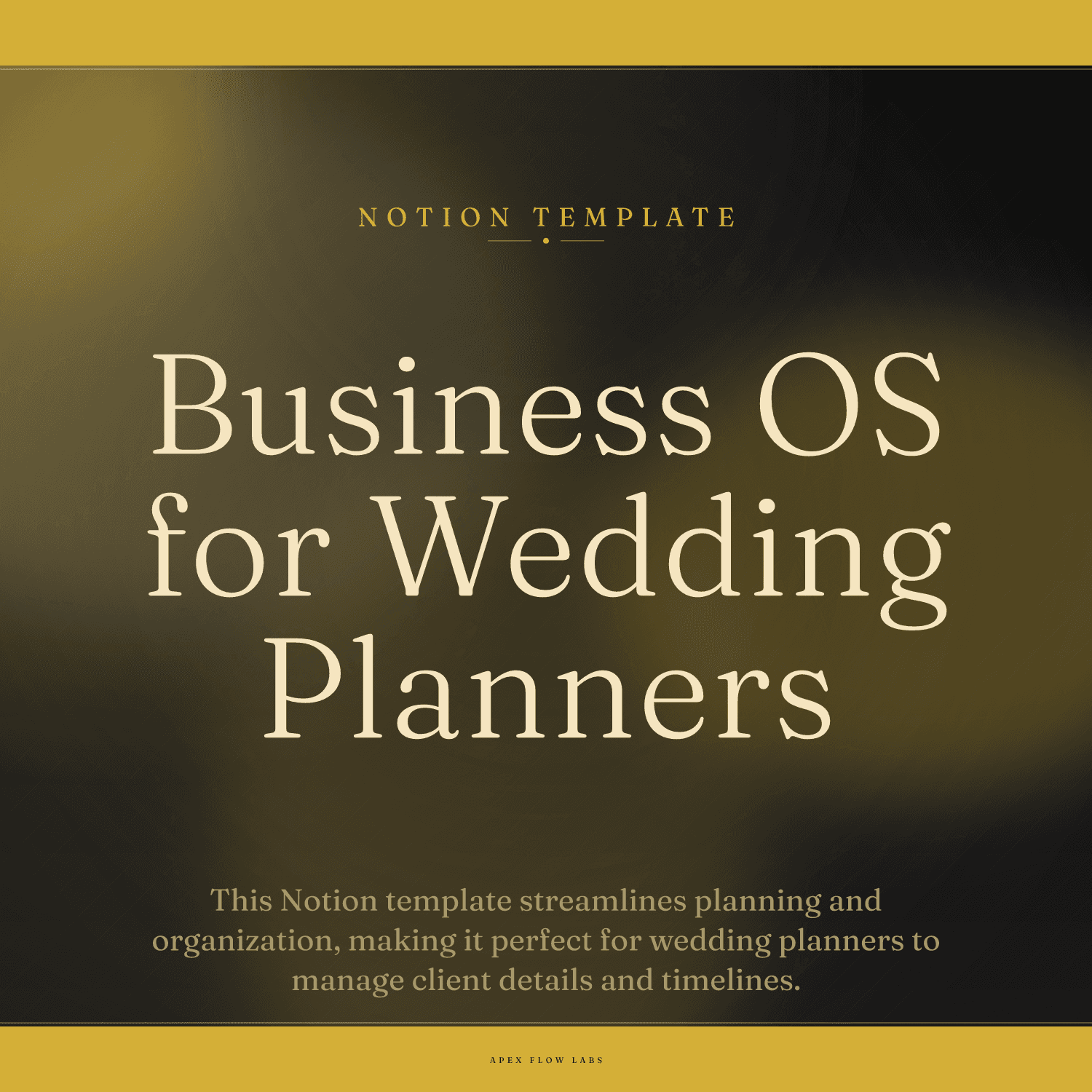 Business OS for Wedding Planners