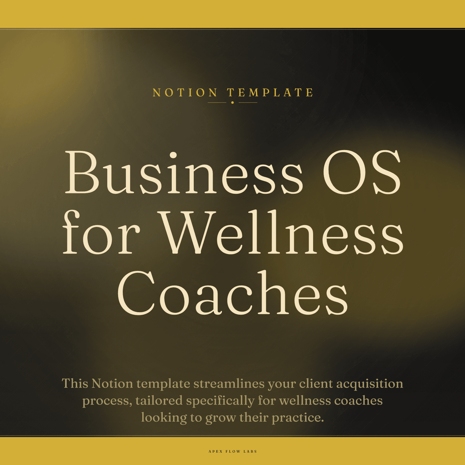 Business OS for Wellness Coaches