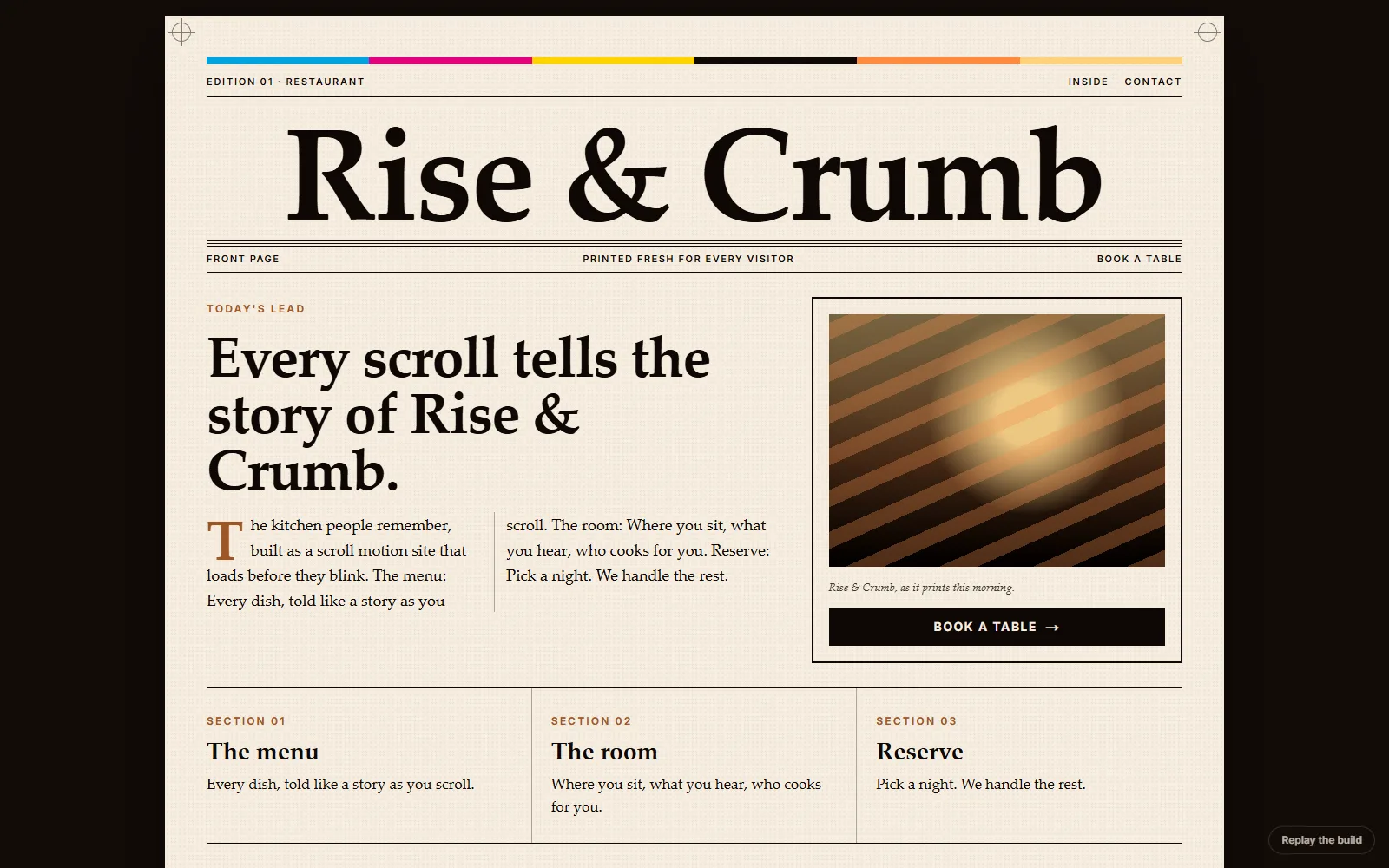 Press Run website
