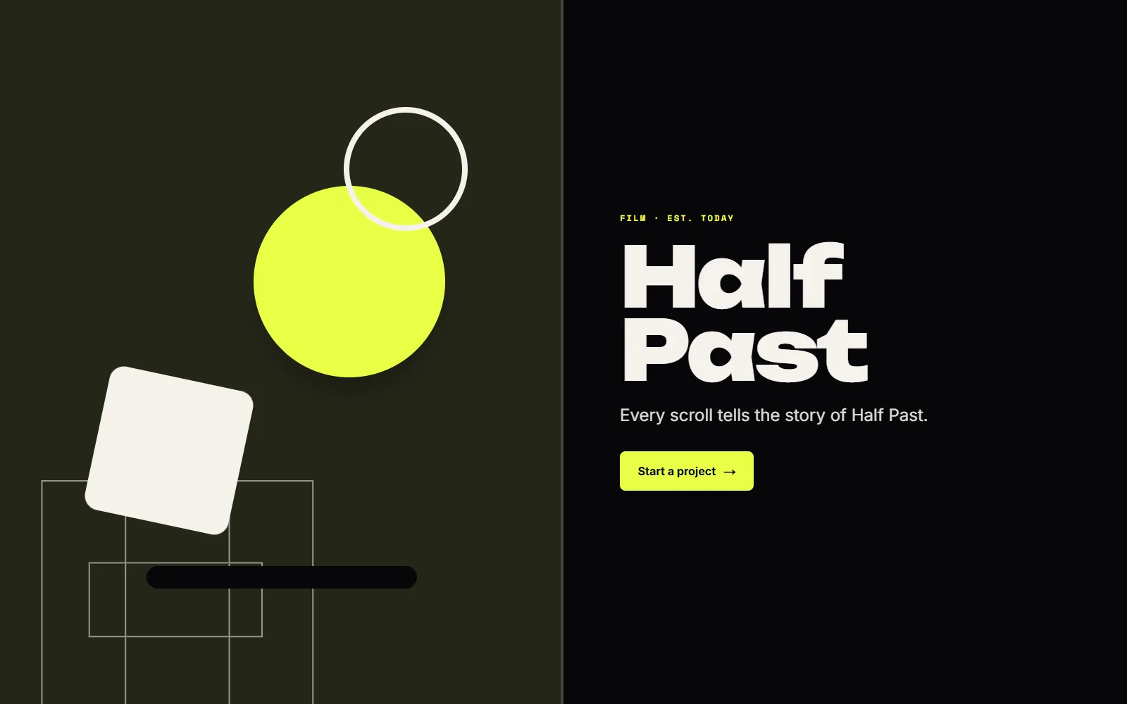 Split Story website